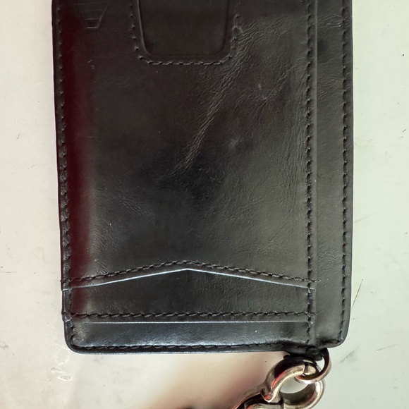 Andar Denner Black Leather Card Wallet - Picture 2 of 3